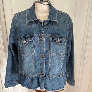 D/c jeans plus size Classic Blue Denim Women's Jean Jacket